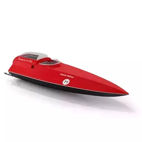 Red Speed Boat
