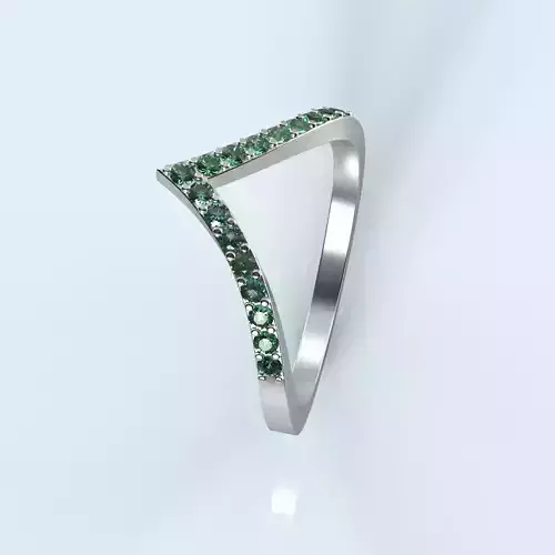  Jewelry ring with stone set