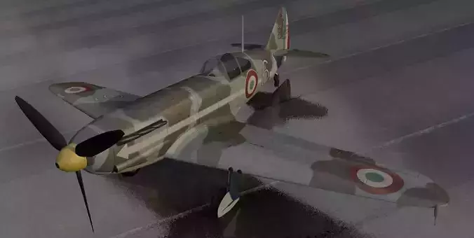 Dewoitine D-520 3D model