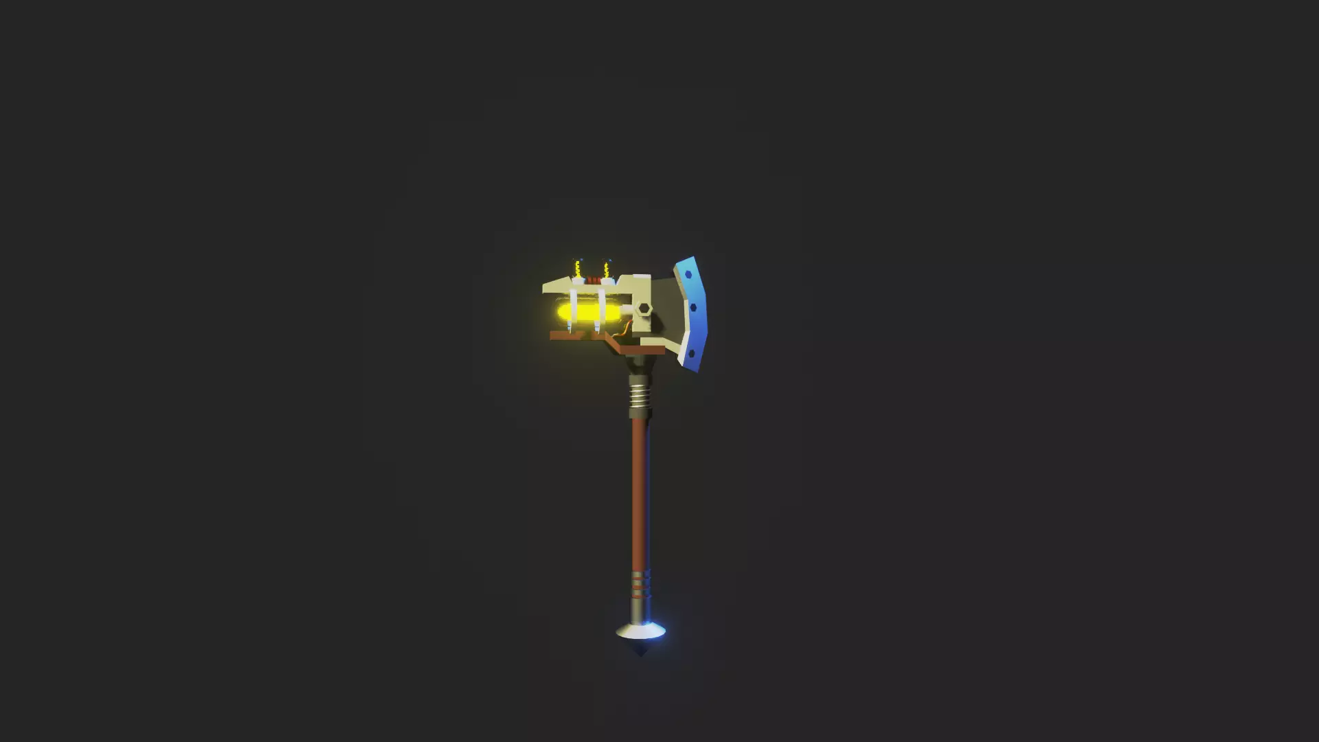 Axe Fortnite-Style Low-poly 3D model Low-poly 3D model_0