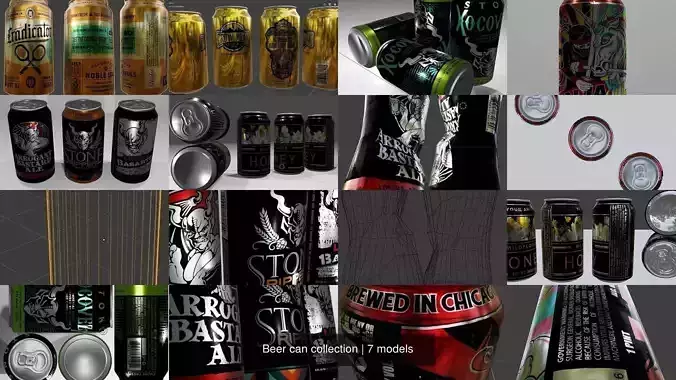 Beer can collection 