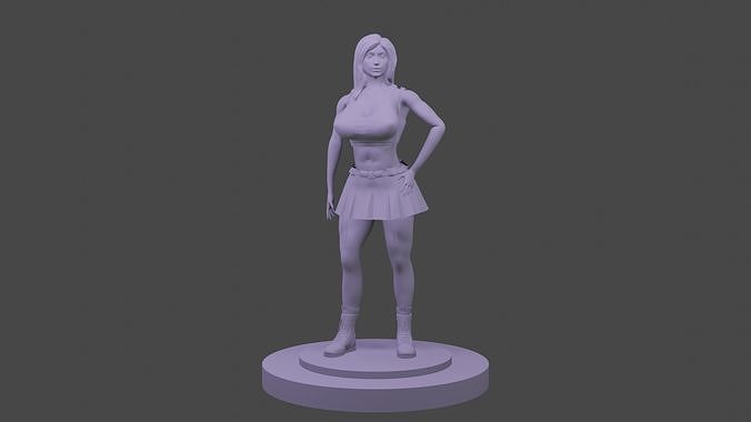 Tifa Lockhart 3d Printable Breasts 3D print model