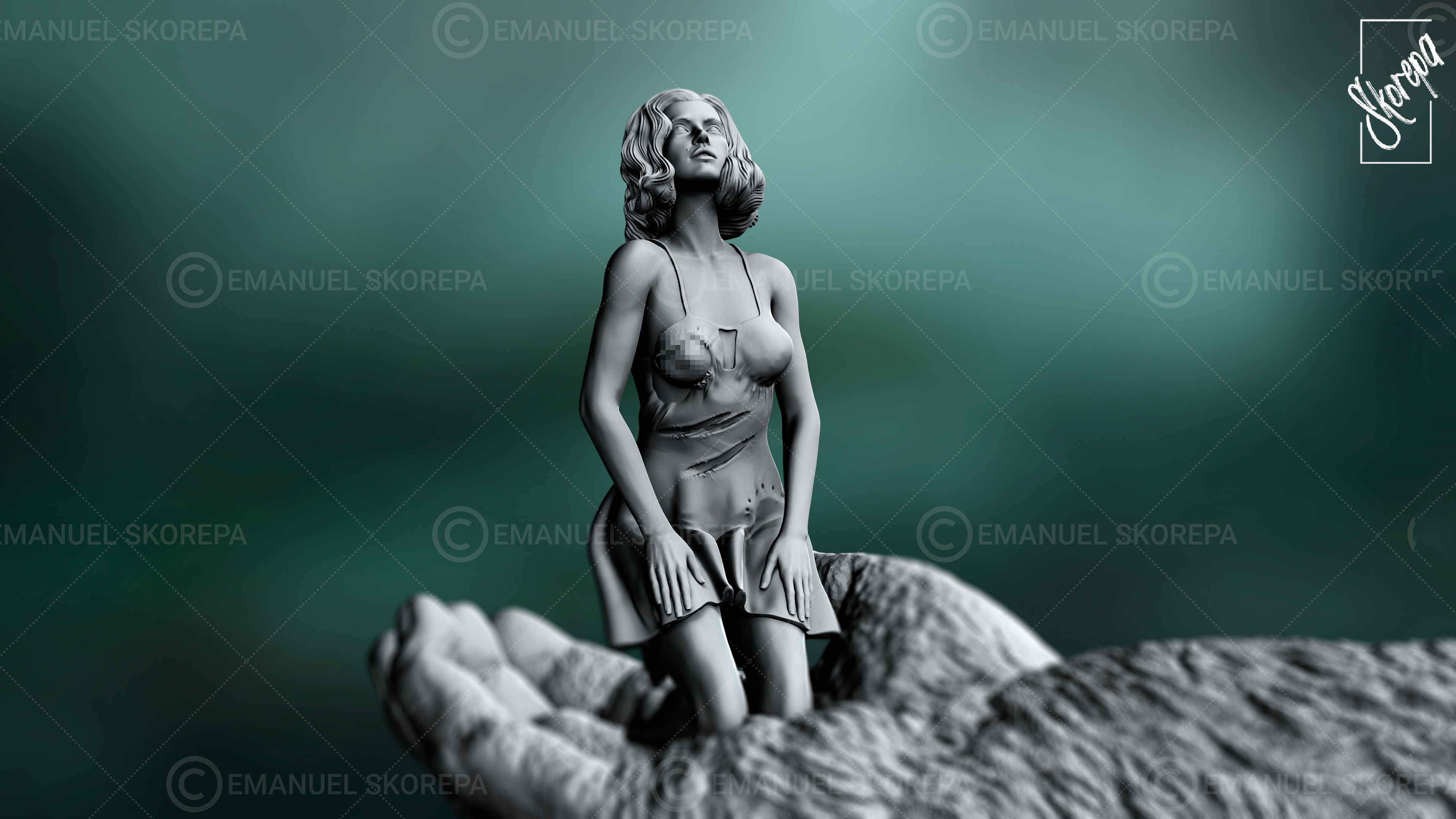 King Kong 3D print model_8
