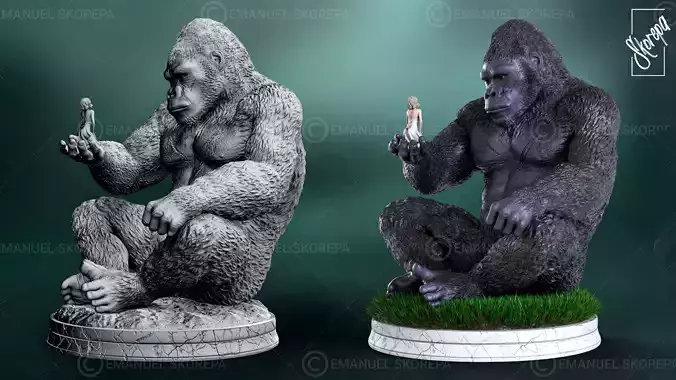 King Kong 3D print model