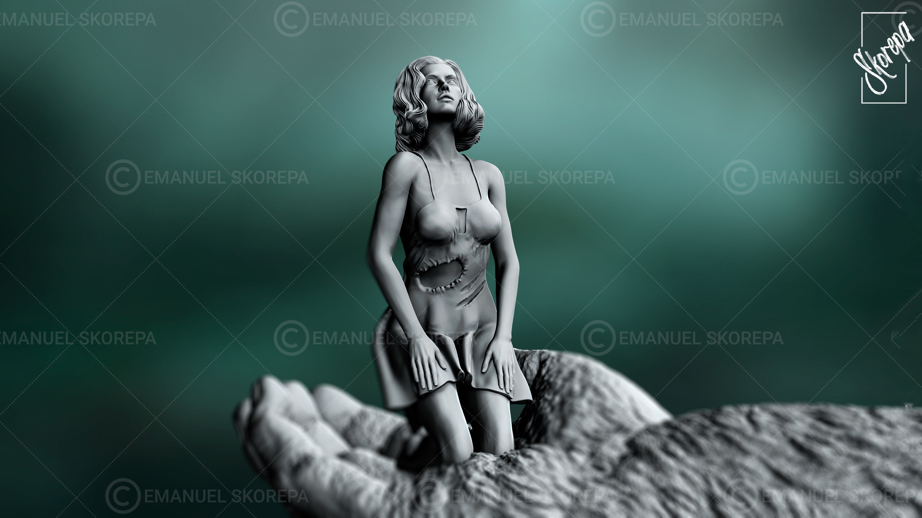 King Kong 3D print model_7