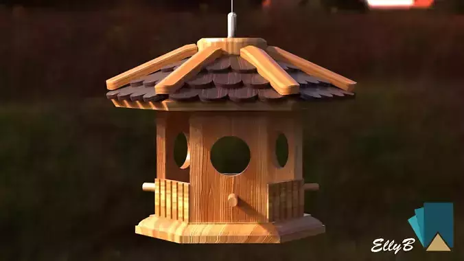 Bird Feeder 3D model