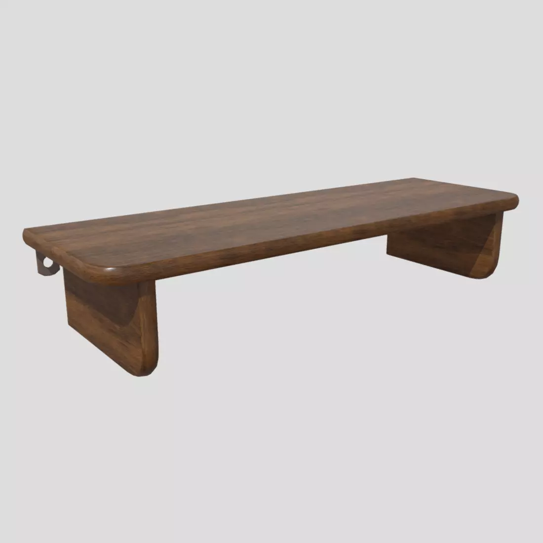 Wall Shelf 2 Low-poly 3D model_0