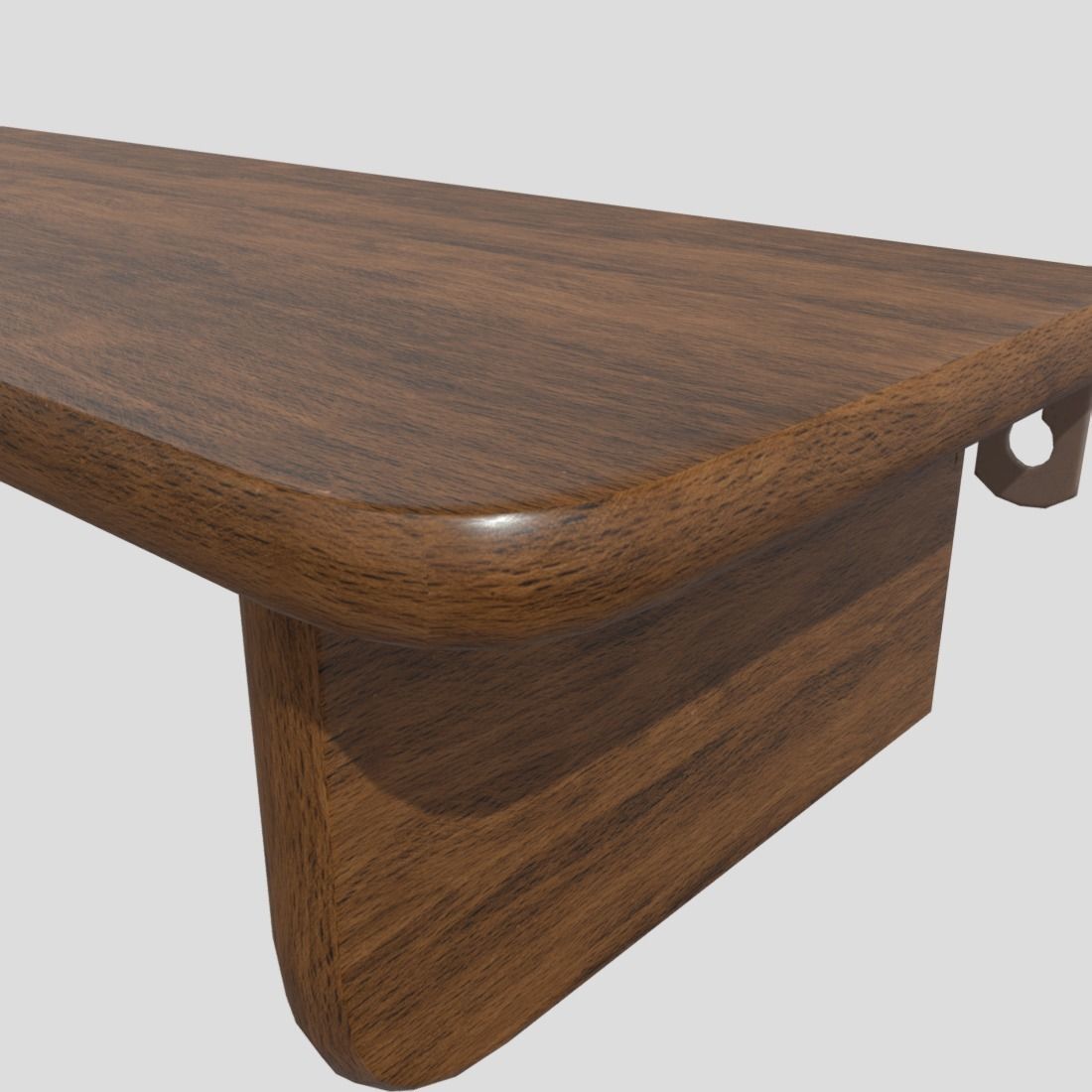 Wall Shelf 2 Low-poly 3D model_11