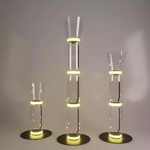 Flos - Noctambule Floor Cone 3D model Flos - Noctambule Floor Cone 3D model