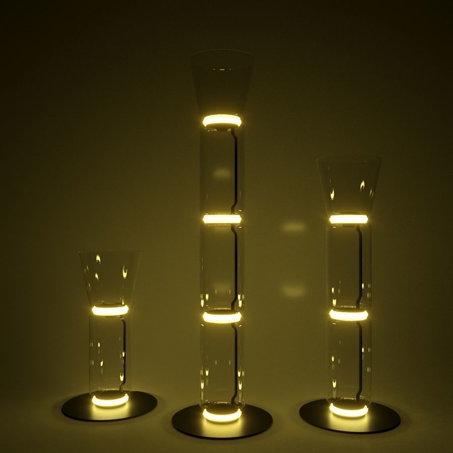 Flos - Noctambule Floor Cone 3D model_1