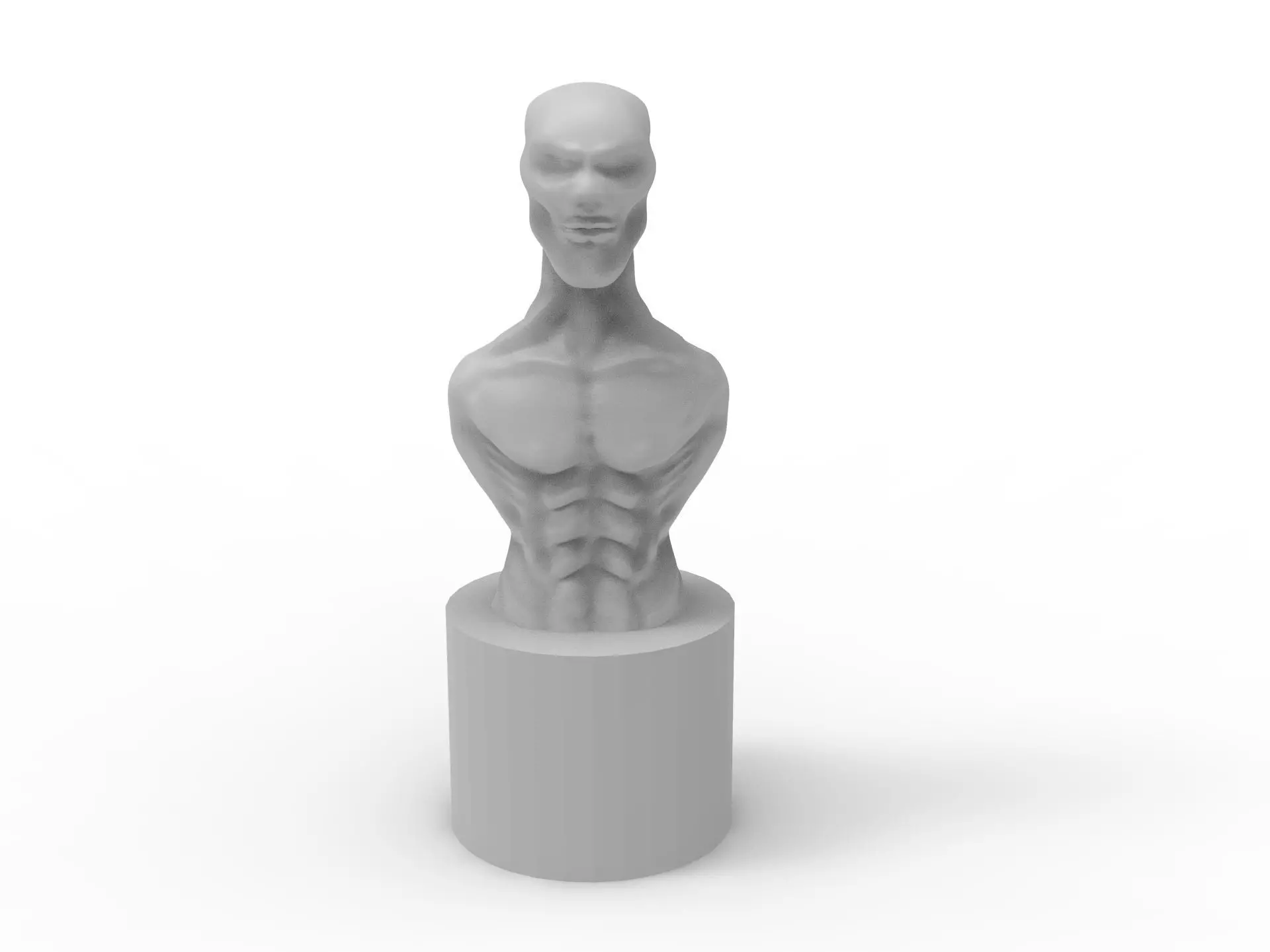 Human sculpting art 2 3D print model_0
