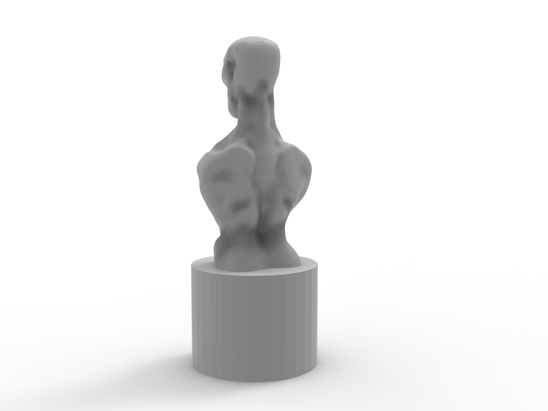 Human sculpting art 2 3D print model_1