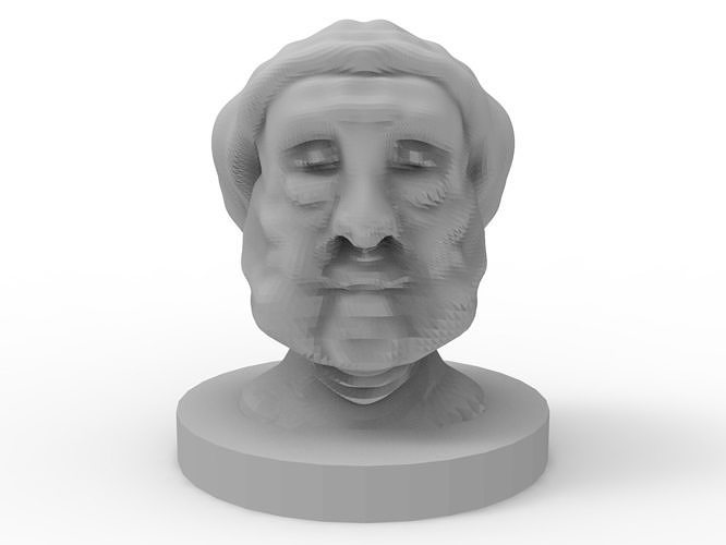 Human sculpting art 3 3D print model