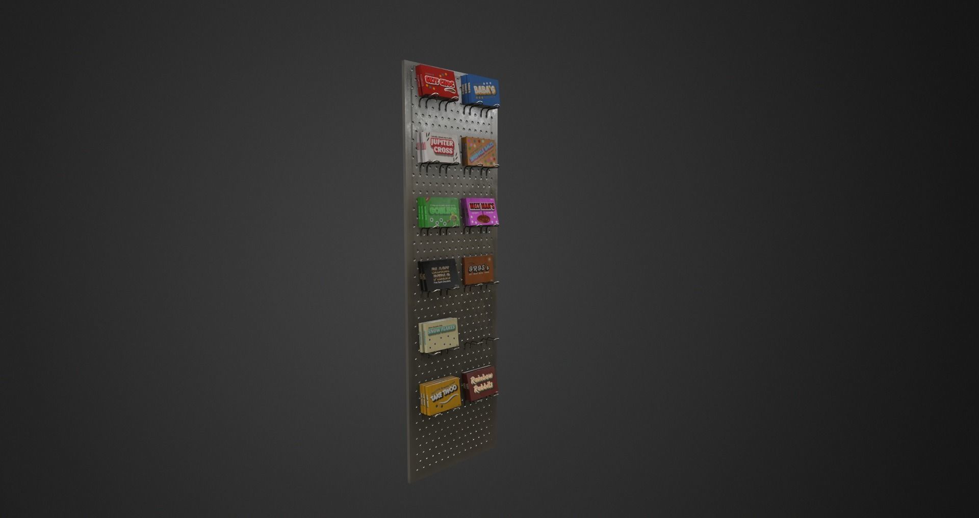 Low-Poly 80s Video Store Pack Low-poly 3D model_37