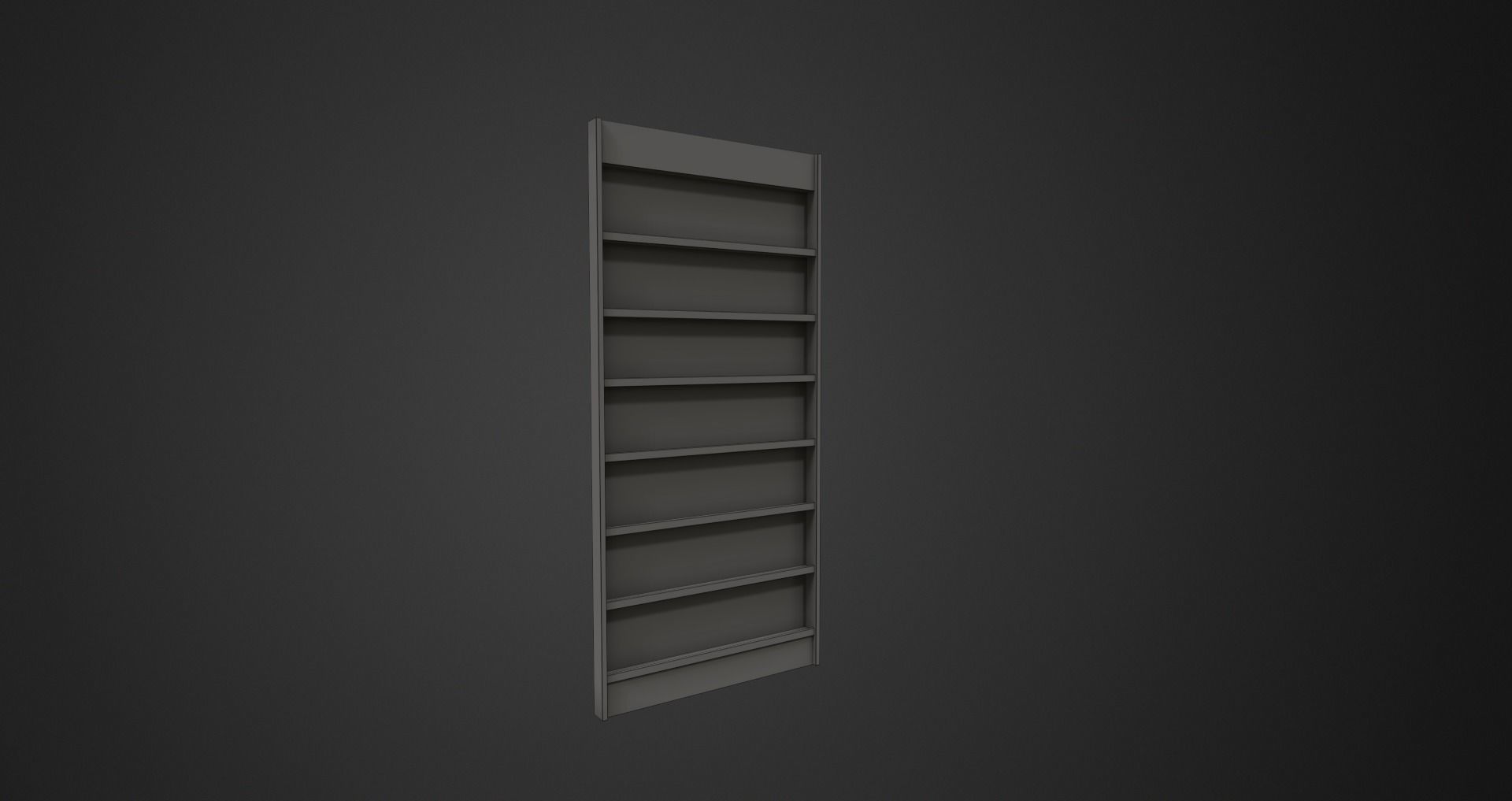 Low-Poly 80s Video Store Pack Low-poly 3D model_34