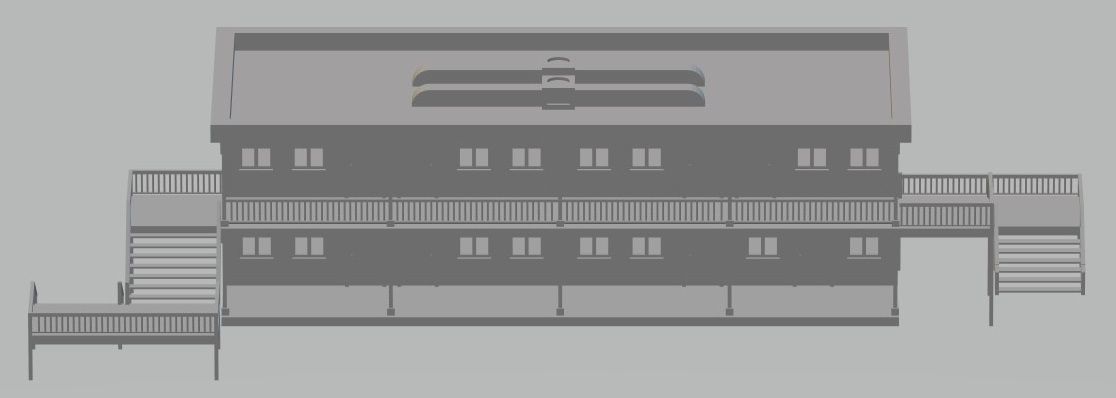 Motel hair clip 3D print model_2