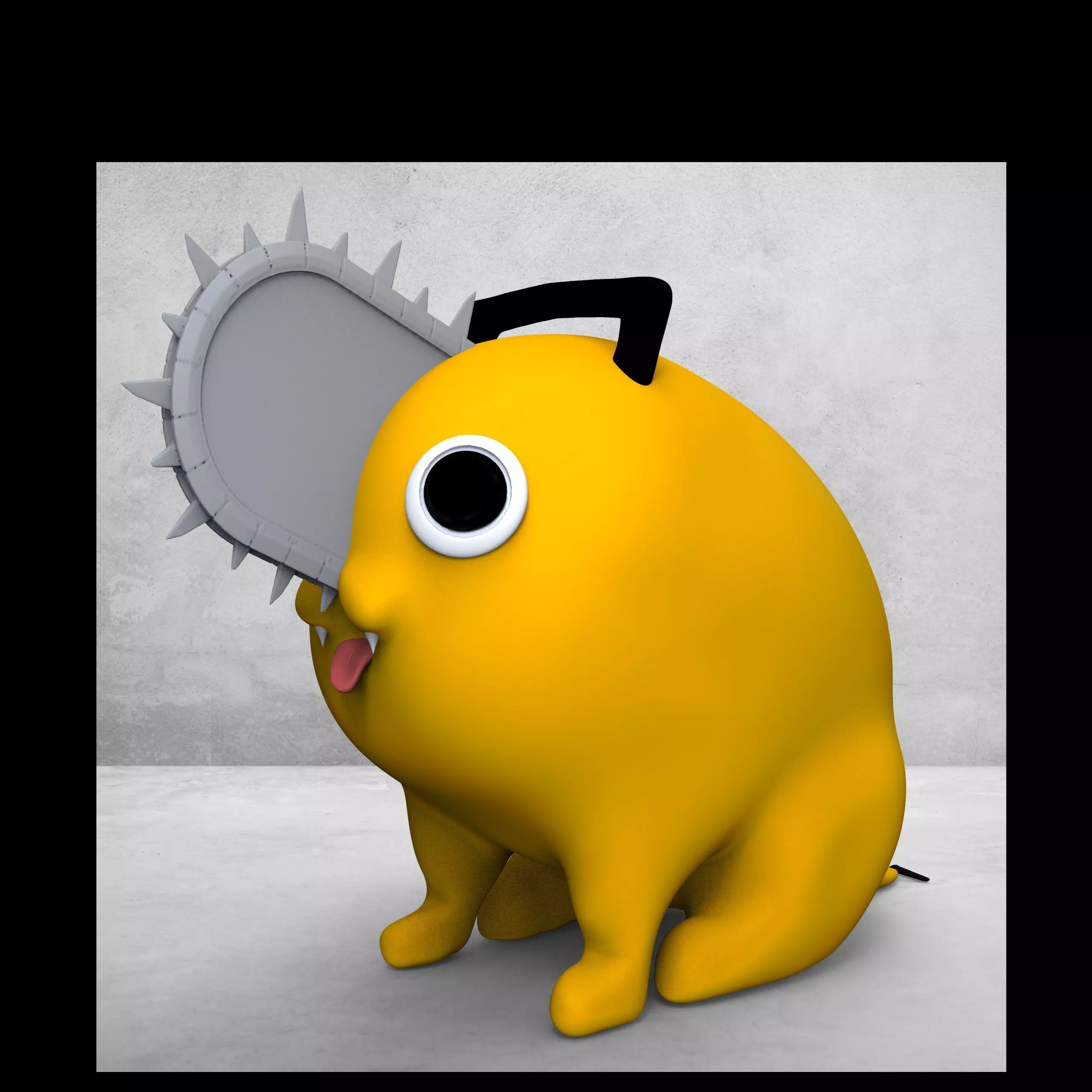 Pochita ball 3D print model