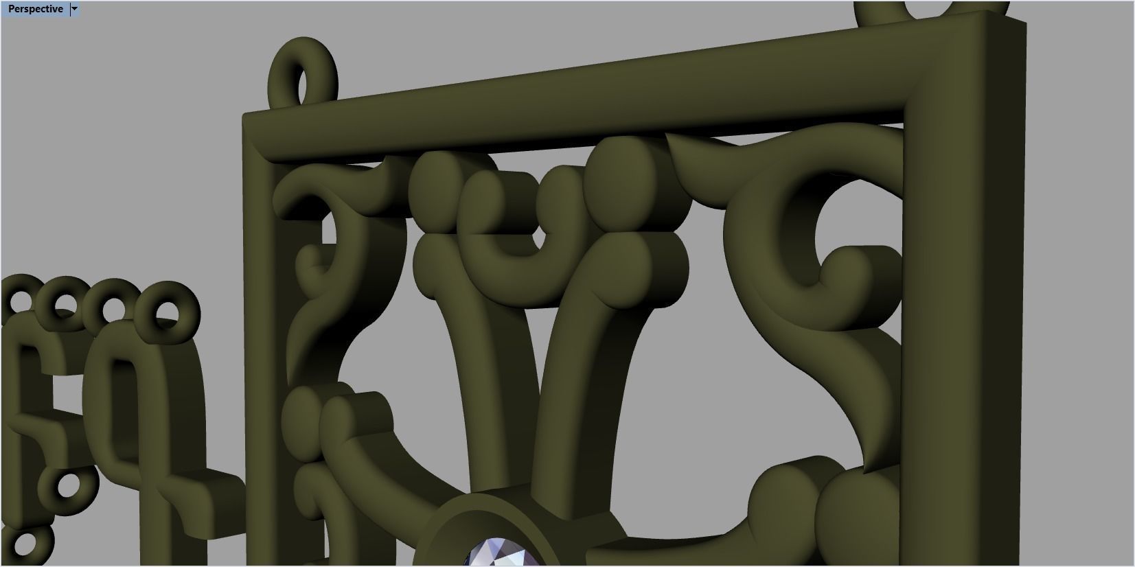 armenian cross and letters bracelet and pendant 3D print model_29