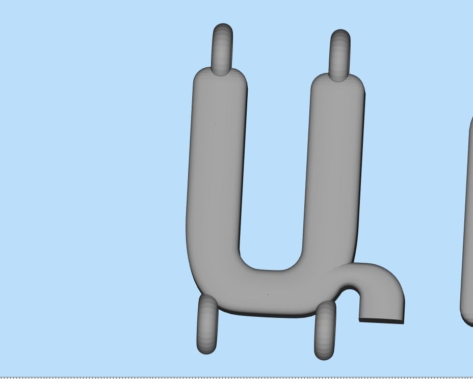 armenian cross and letters bracelet and pendant 3D print model_37