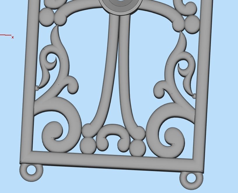 armenian cross and letters bracelet and pendant 3D print model_40