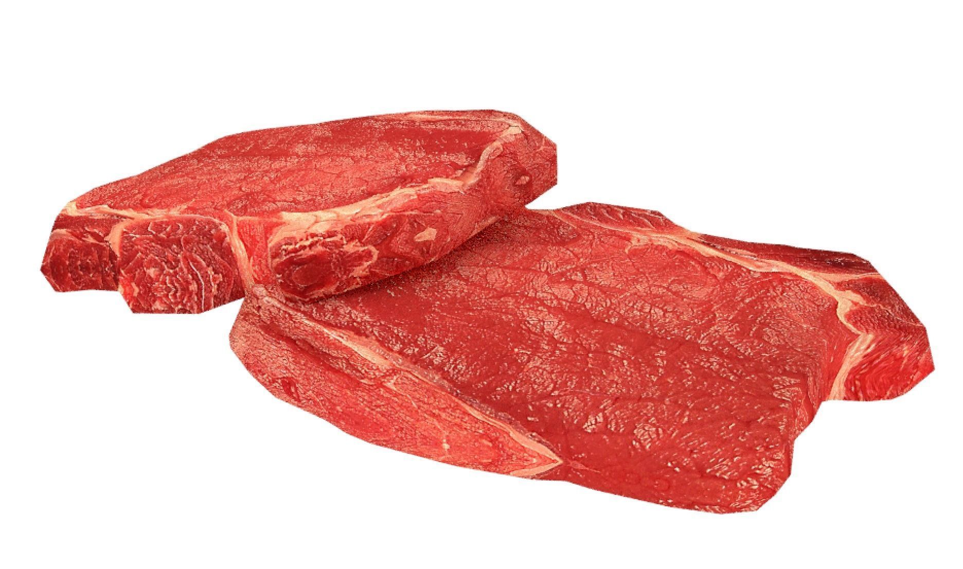 Realistic Meat piece of steak Low-poly 3D model_5