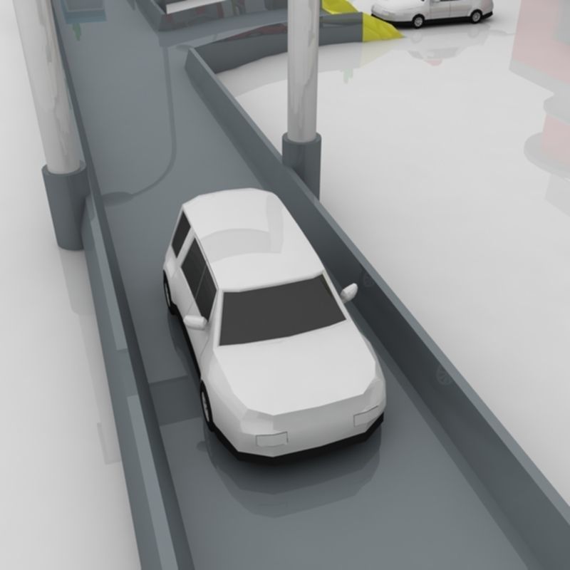 Toy Car Garage 3D model_7