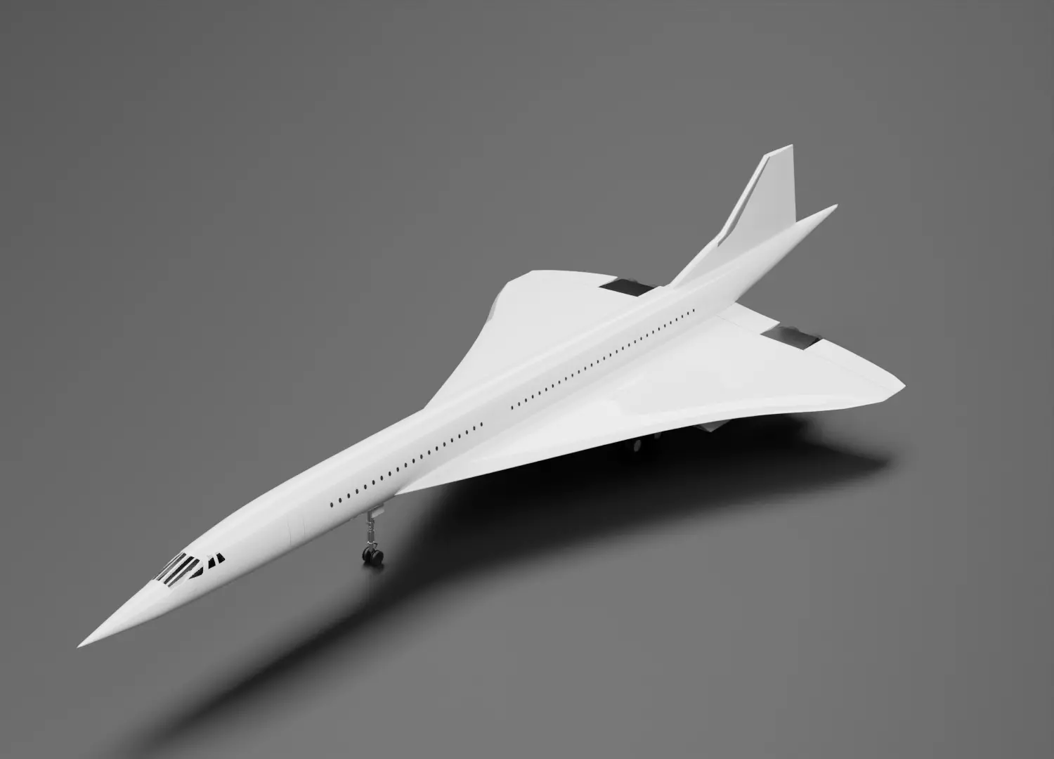 Concorde jet 3D model