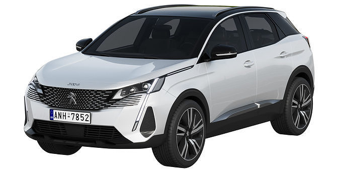 Peugeot 3008 2021 3D model