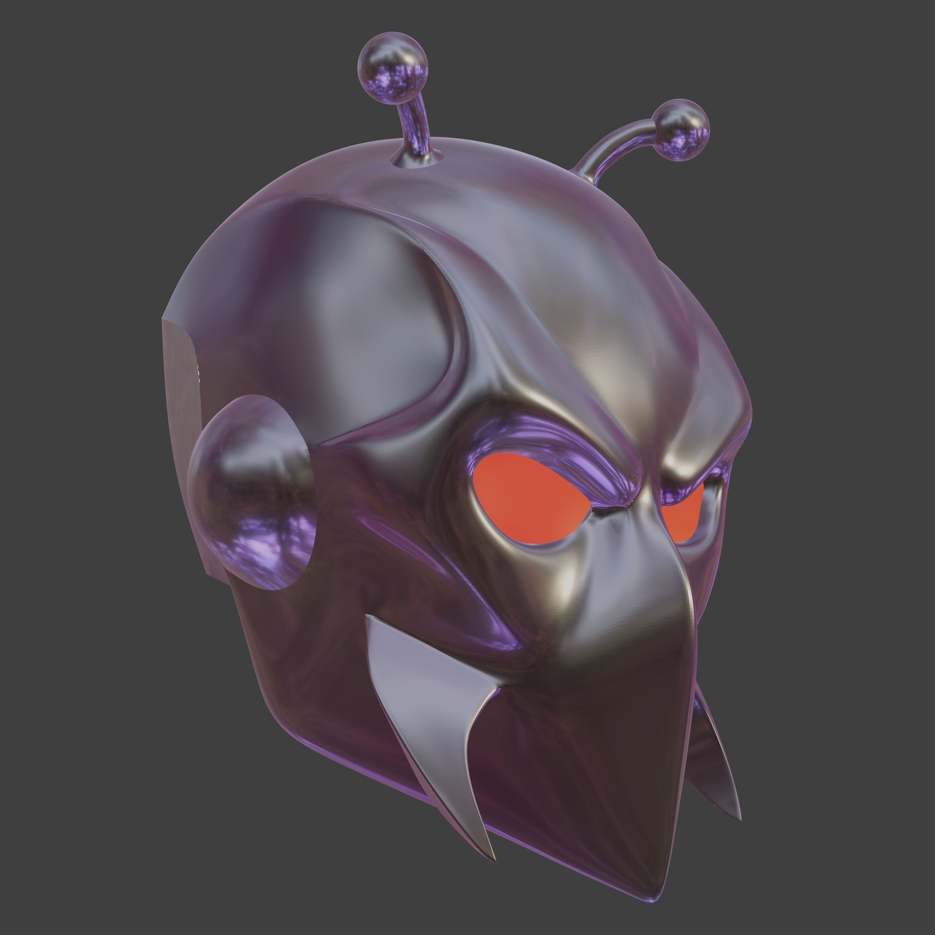 Killer Moth inspired Helmet V2 3D model 3D printable CGTrader