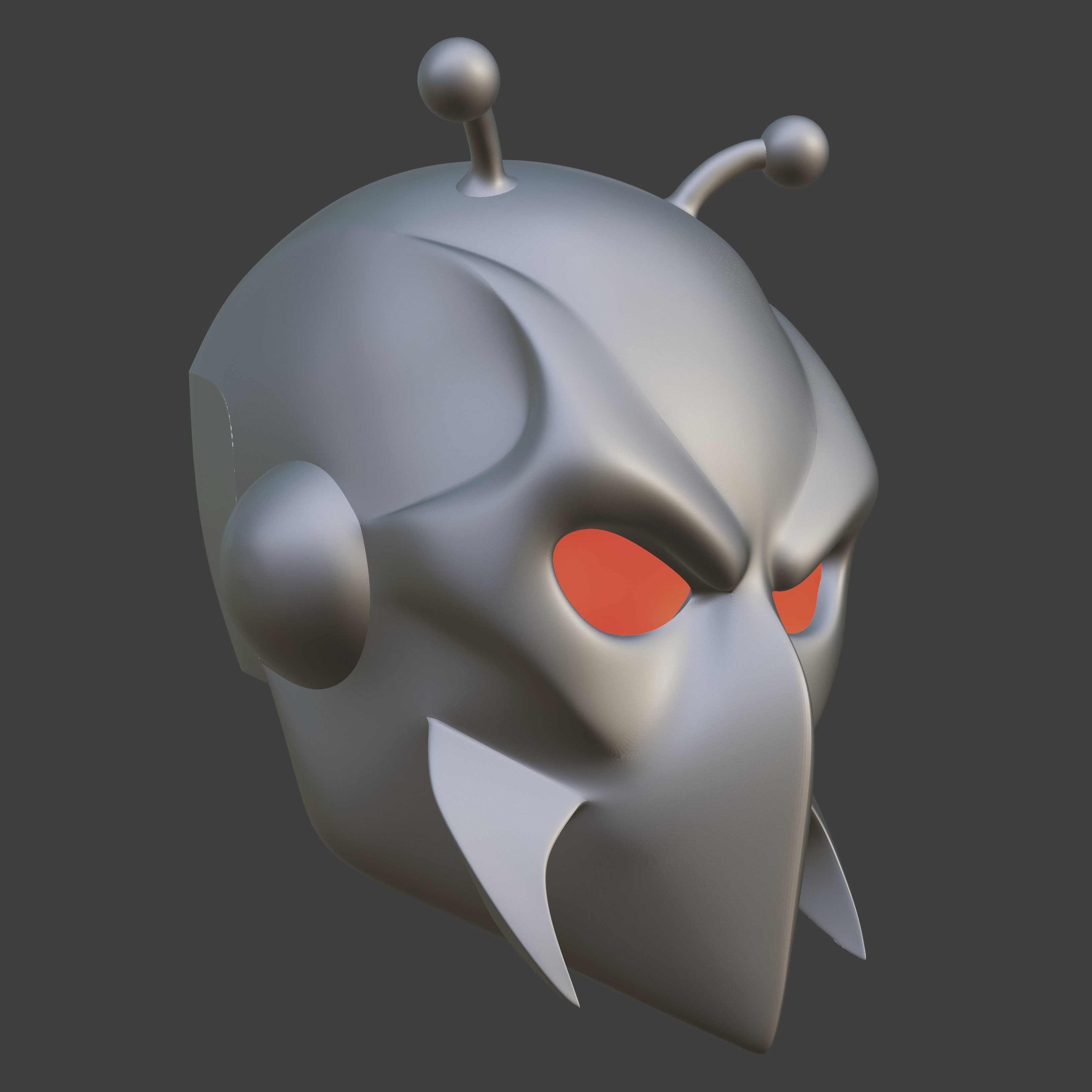 Killer Moth inspired Helmet V2 3D model 3D printable CGTrader