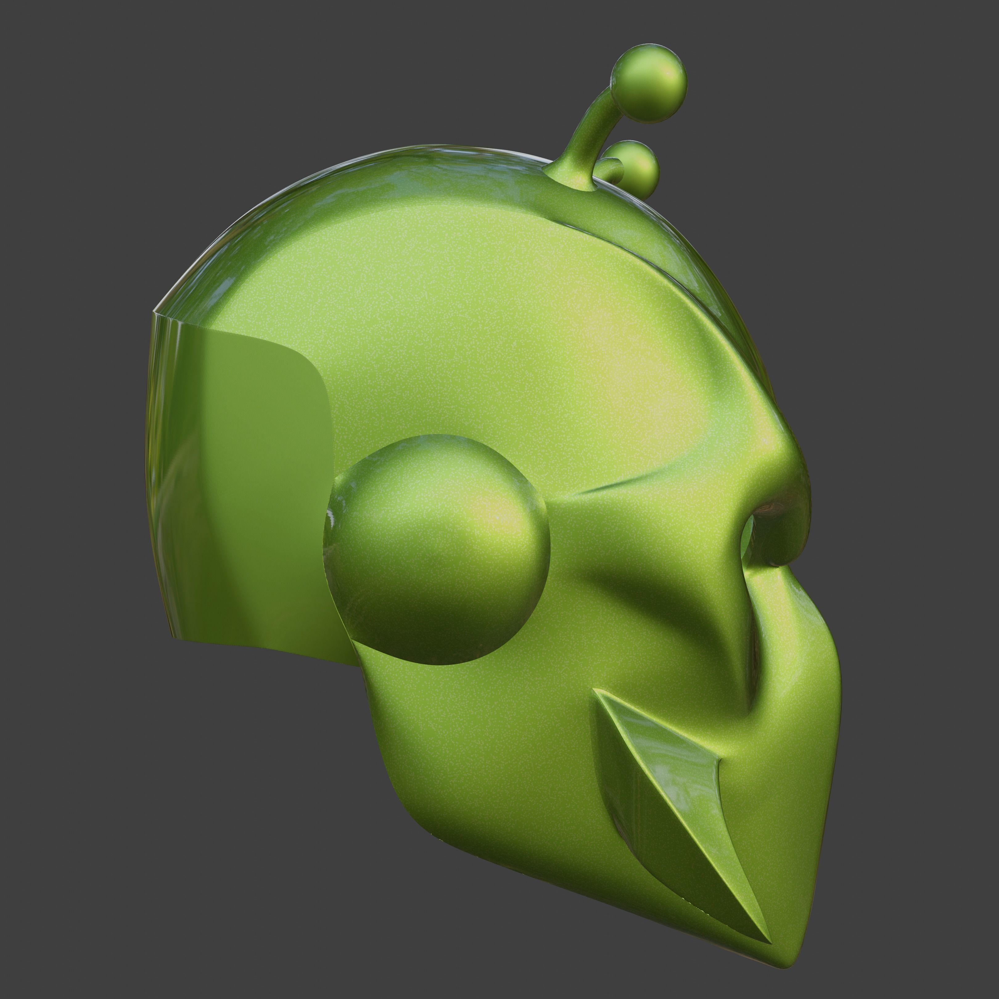 Killer Moth inspired Helmet V2 3D model 3D printable CGTrader