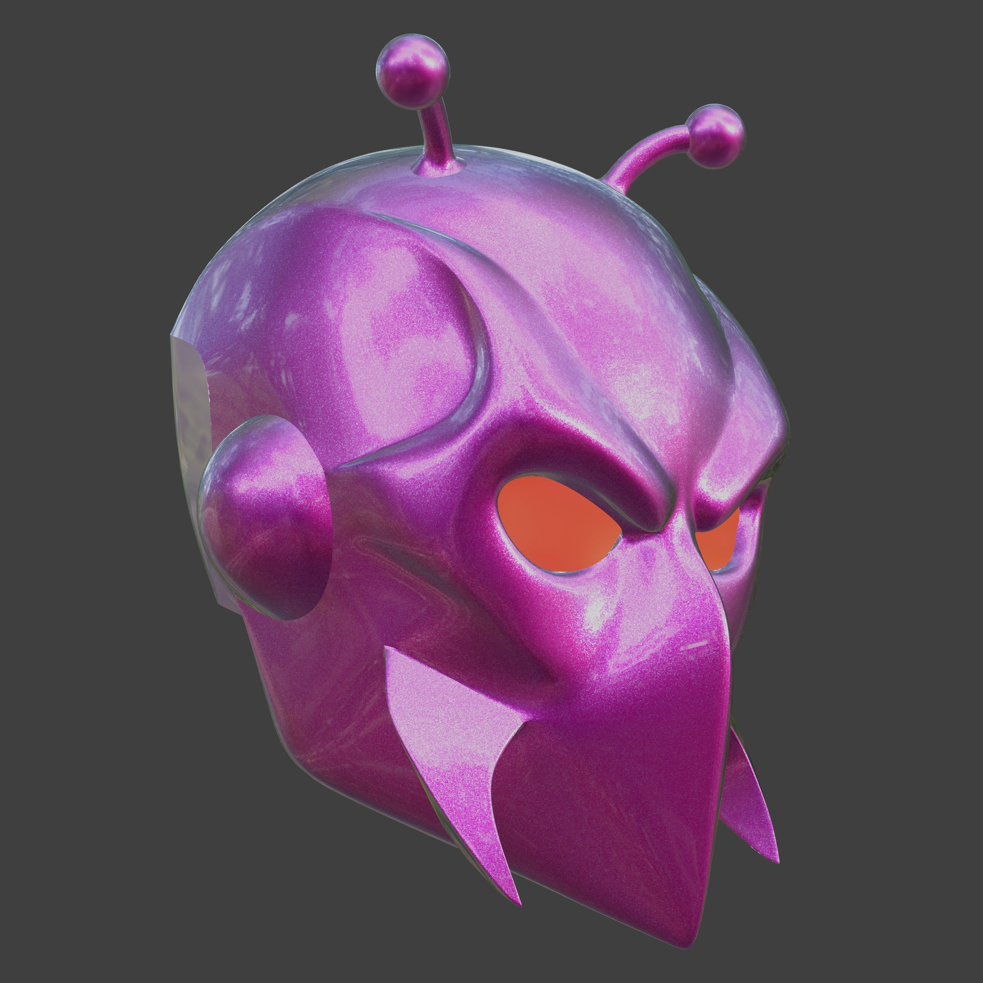 Killer Moth inspired Helmet V2 3D model 3D printable CGTrader