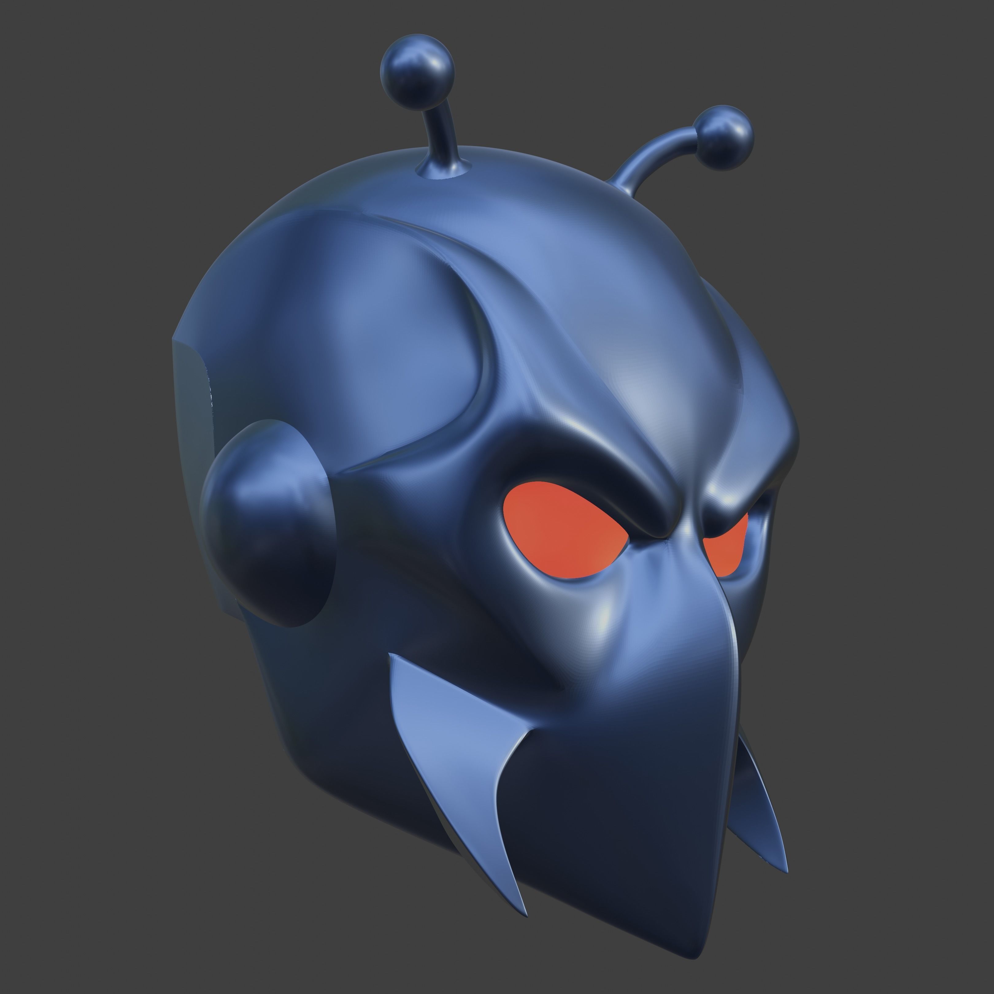 Killer Moth inspired Helmet V2 3D model 3D printable CGTrader