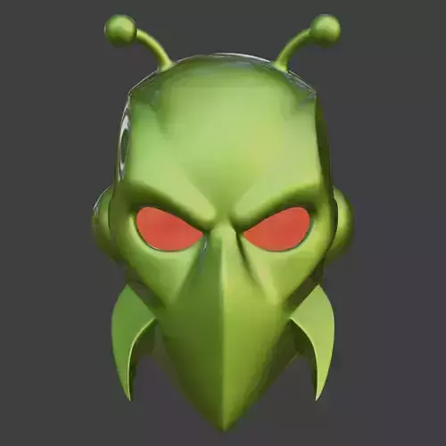 Killer Moth inspired Helmet V2 3D print model