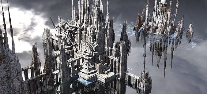 Ice Palace Extended Kit bash 3D model