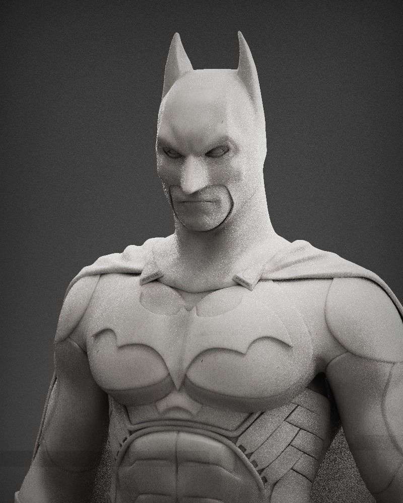 Batman Begins Statue 3D print model_13
