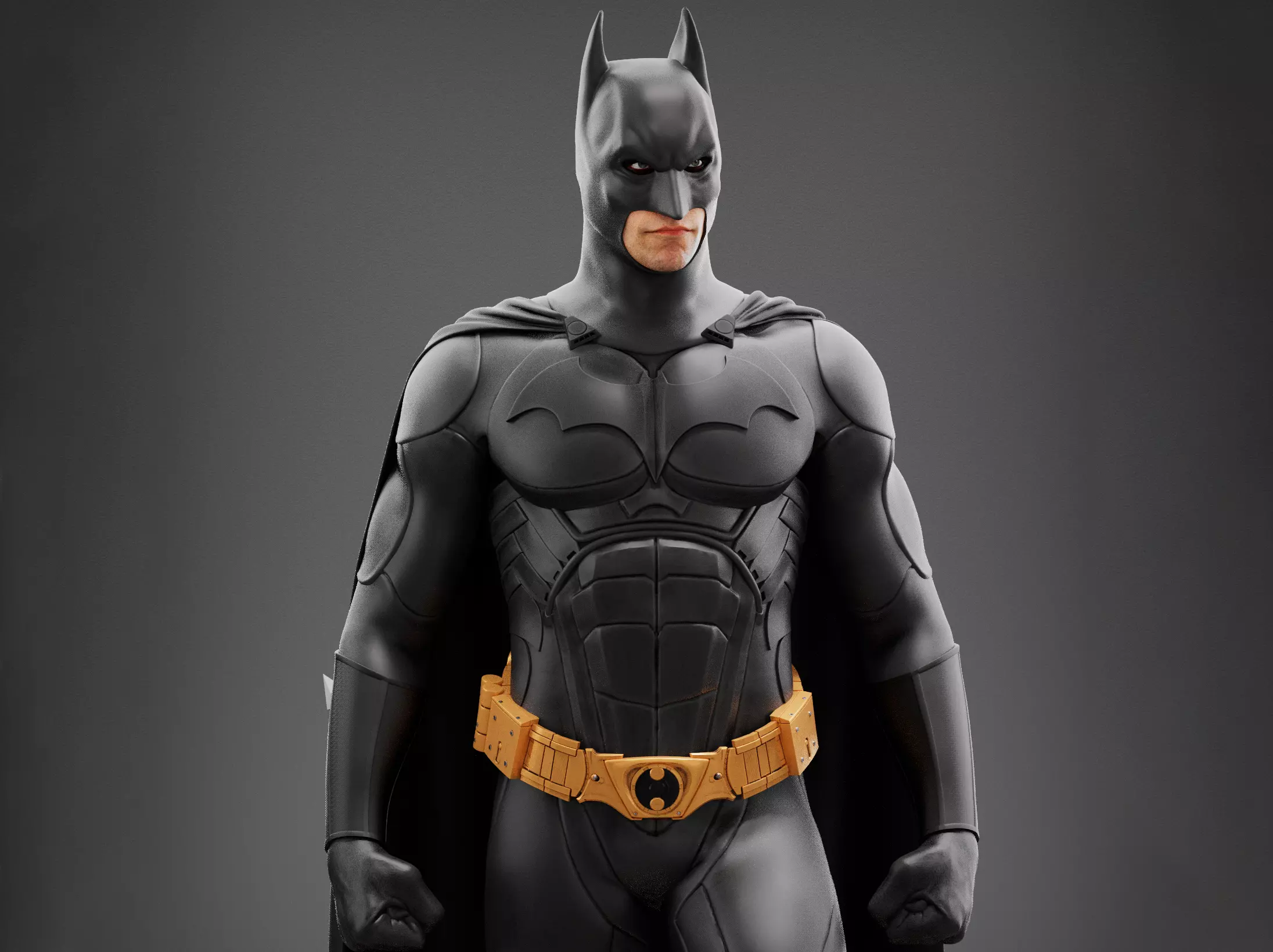 Batman Begins Statue 3D print model_0