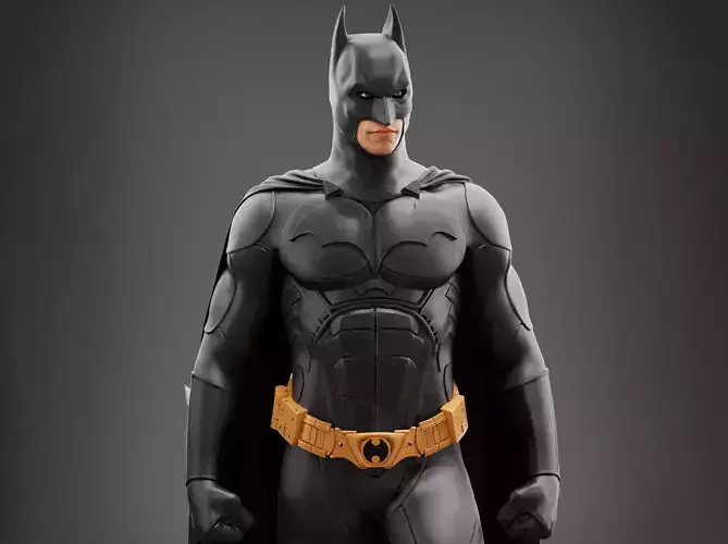 Batman Begins Statue 3D print model