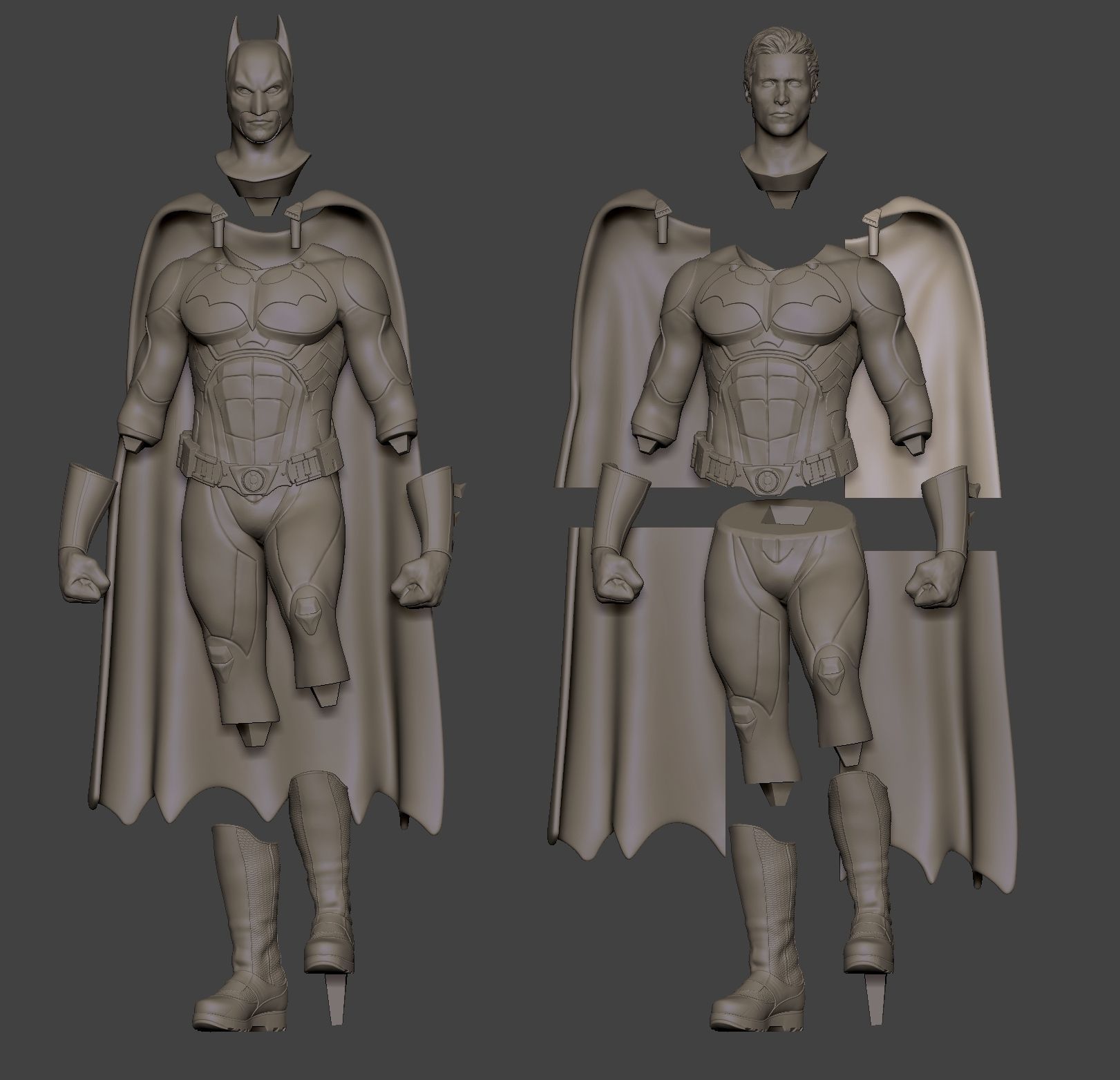 Batman Begins Statue 3D print model_14
