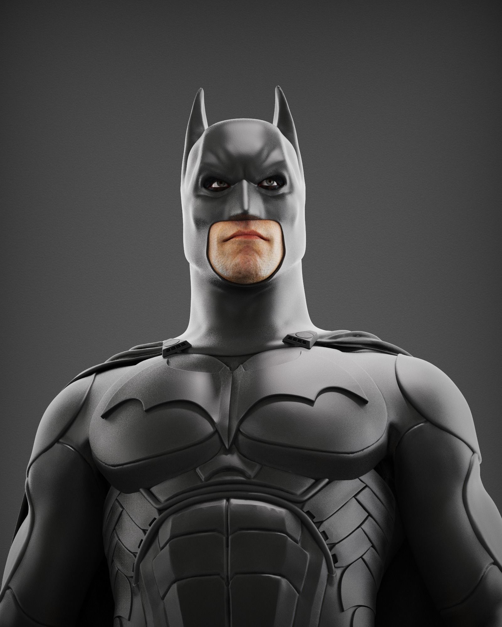 Batman Begins Statue 3D print model_10