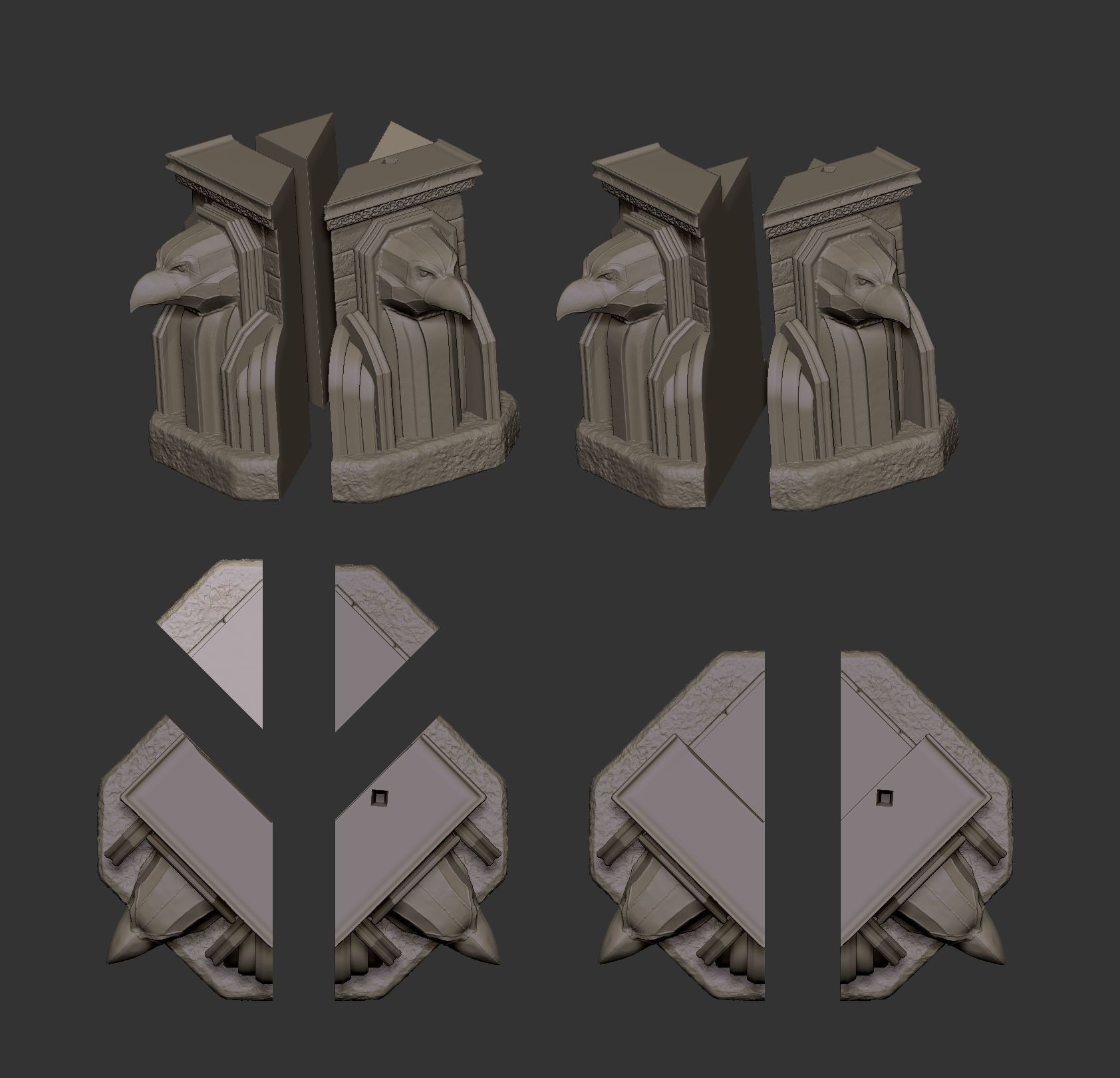 Batman Begins Statue 3D print model_15