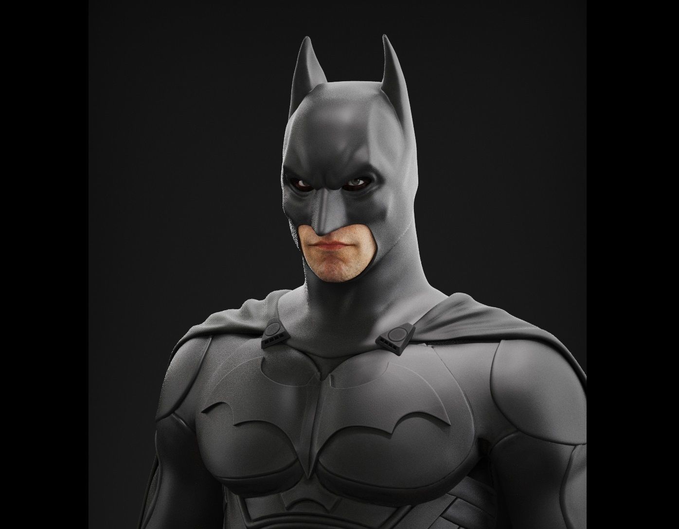 Batman Begins Statue 3D print model_1