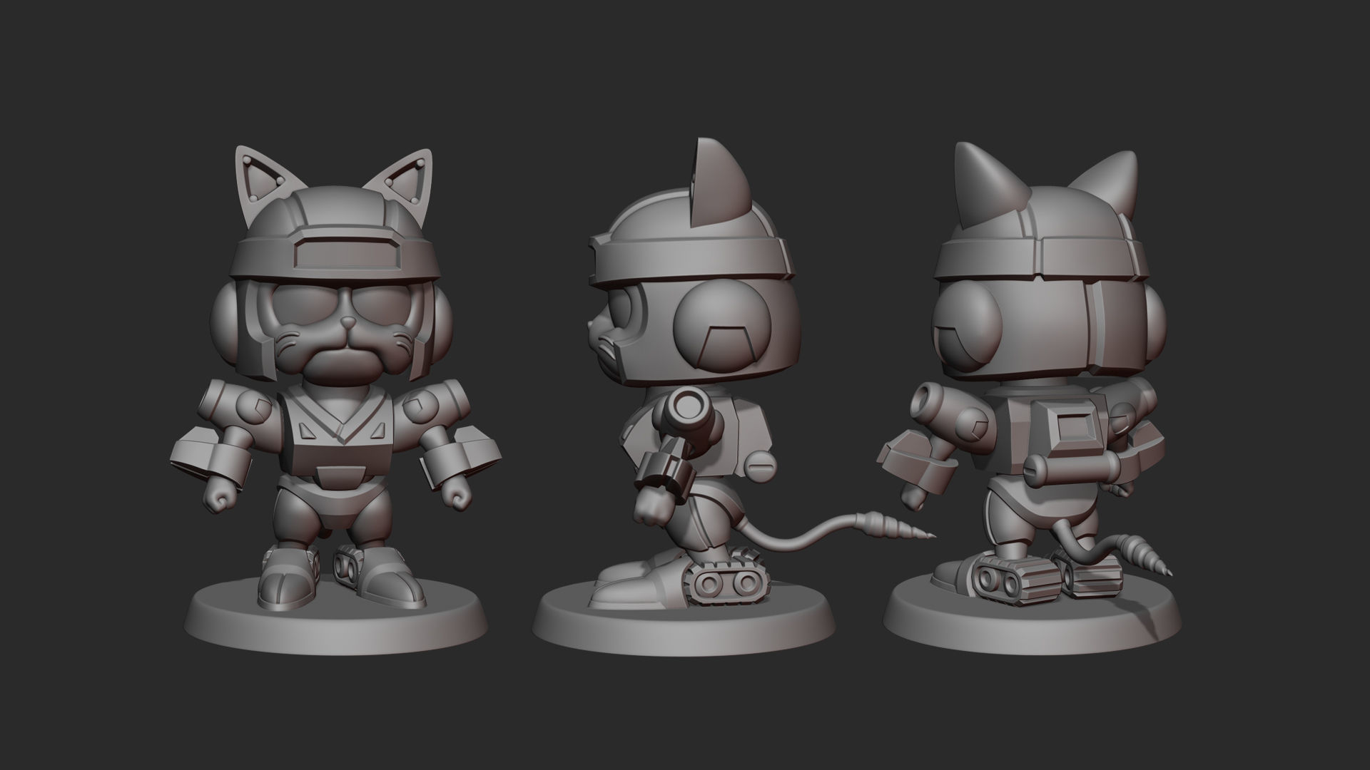 Samurai Pizza Cats Meowzma O Tool 3D print model_2