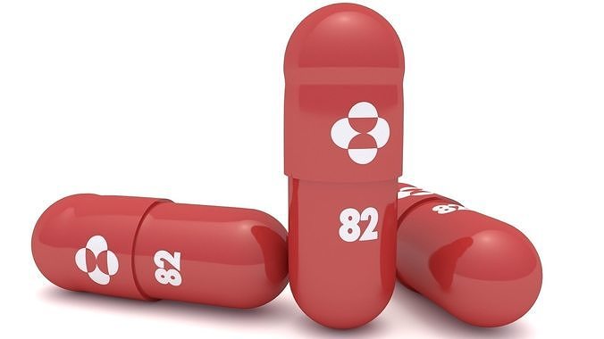 Covid-19 Merck Pill 2022 3D model