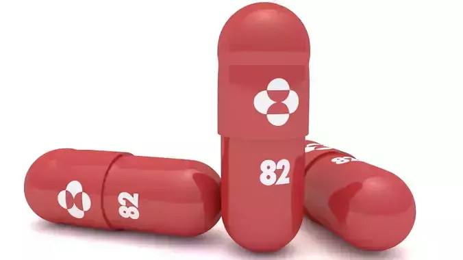 Covid-19 Merck Pill 2022 3D model