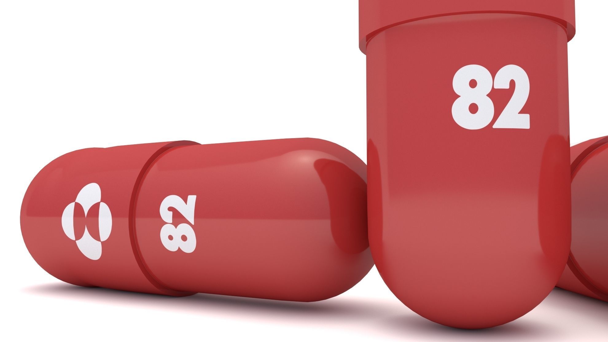 Covid-19 Merck Pill 2022 3D model_2