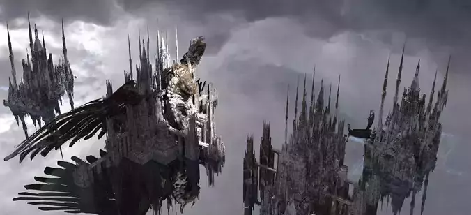 Fantasy Snow City Forbidden city Kit bash