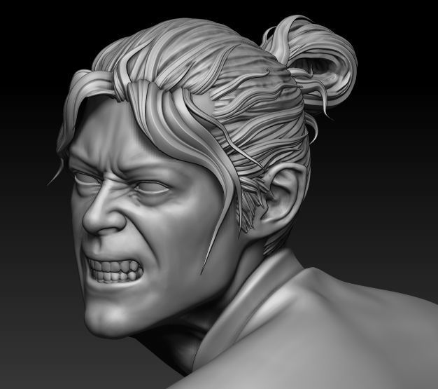 Samurai for 3d Print 3D print model_4