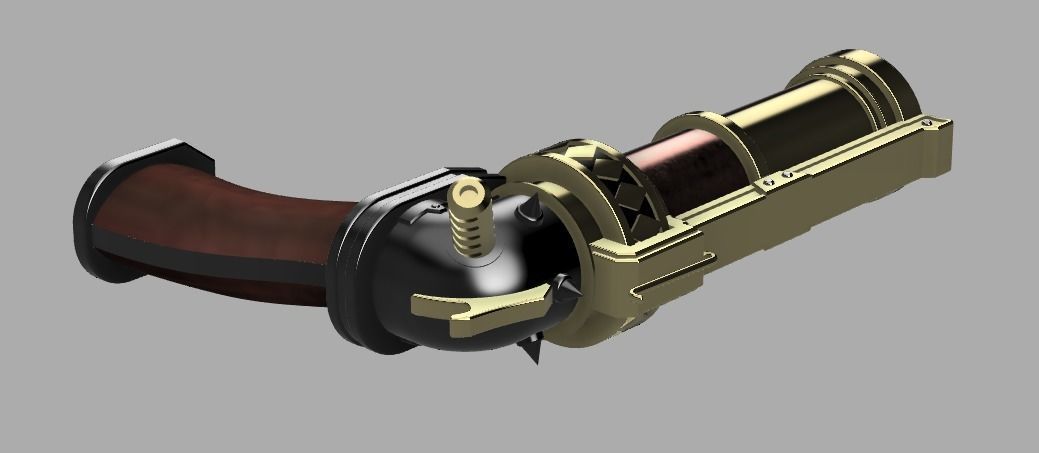 Arcane League of Legends - Jinx blaster for cosplay 3D print model_2