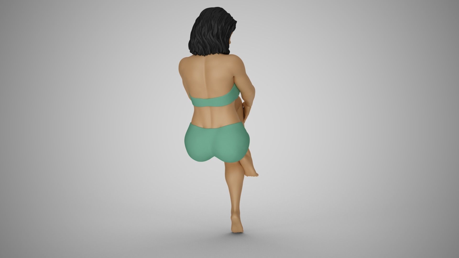 Girl Remember to Laugh 3D print model_5